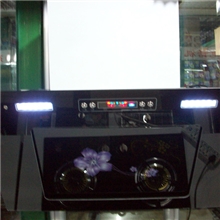 供应广州樱花全黑钢化玻璃侧吸式抽油烟机