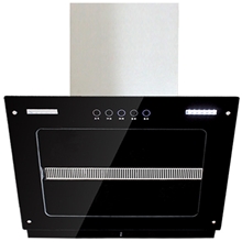 厂家批发黑色钢化触摸侧吸欧式脱排吸油烟机抽油烟机