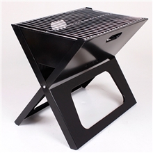 2013户外木炭烧烤炉X型折叠烧烤架方便携带笔记本烤炉KW-014