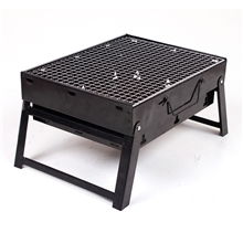 2013黑色野外加厚烧烤架/小方炉/便携折叠式烧烤箱kw-010A