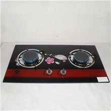 库存《广州YH》嵌入式节能玻璃双炉液化气燃气灶煤气炉低价批
