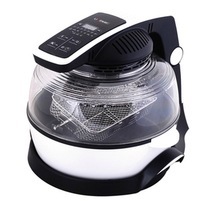 二代空气炸锅利仁LR-KZ880无油烟智能电炸锅可视360度翻转受热