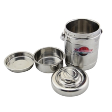 特价批发不锈钢双层真空保温桶饭盒提过便当盒