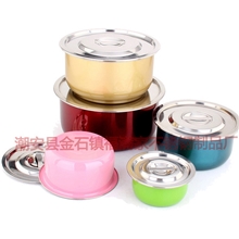 不锈钢五件套.三件套炫彩料理锅印度锅泰式料理锅.锅具套装