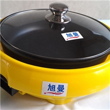 厂家直销欧式魔幻锅多功能电热锅送蒸笼高档礼品装大量现货供应