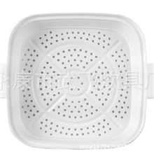 电热锅蒸笼馒头蒸架家用方锅塑料蒸笼架30cmPP蒸格