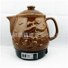 生产供应3L养生壶煎药壶陶瓷保健壶电子中药壶小龙壶煎药壶