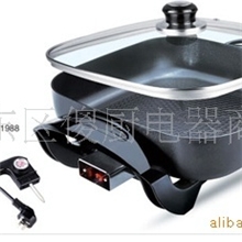 石家庄傻厨多功能韩式2832方型电热锅批发