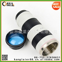 康莱尔批发内钢外塑镜头杯【小白三代镜头杯】创意镜头杯厂家