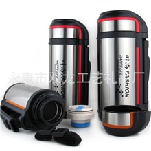 0.8-2L批发大容量不锈钢真空新款时尚广口壶手提户外保温壶旅游壶