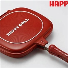 happycall双面锅(黑色/红色双面happycall烤盘)
