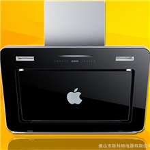 厂家批发中山oemQ5欧式钢化玻璃抽油烟机灶具侧吸式脱排油烟机