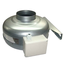 GDF125外转子风机圆形管道风机轴流风机吊顶用送风机抽风机