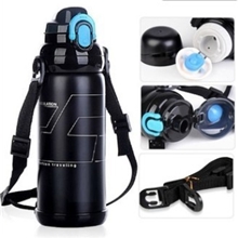 聚划算团购品牌上世真空不锈钢保温壶旅游运动水壶不锈钢运动