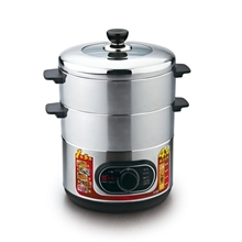 华新不锈钢二层三层多层电蒸锅28cm