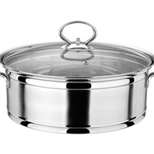 直型火锅24cm26cm28cm高升火锅复底高档火锅加厚无磁201#品牌直销