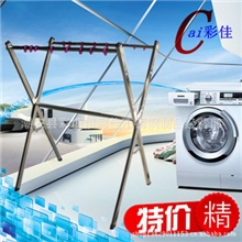 《厂家自销》优质不锈钢X型晾衣架|落地折叠晒衣架|伸缩晒衣架