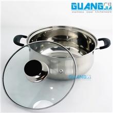 不锈钢双耳汤锅广佳不锈钢厨餐具样品费运费补差