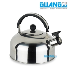 特价礼品9.9批发不锈钢平底水壶/鸣音壶/半球壶（3-5L）广佳厨具