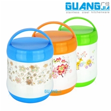 厂家直销促销礼品不锈钢内胆双层保温提锅便当盒饭盒密封保温桶