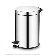 伟士宝厂家直销环保卫生桶垃圾桶家用厨房脚踏式圆形翻盖垃圾桶