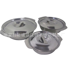 厂家直销供应江兴不锈钢菜锅泰式菜锅饭锅煲仔锅带盖汤锅