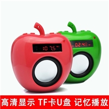 卡通插卡音箱迷你小音响儿童U盘音响收音机带显示屏工厂私模