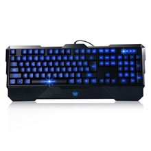狼蛛龙牙发光背光键盘有线USB键盘cfdota专业游戏键盘大键盘