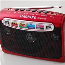 浩宁90112小时超长播放老年人收音插卡音箱听戏机音箱