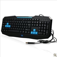 狼蛛裁决升级版高端专用游戏键盘USB有线笔记本键盘CFdota魔兽