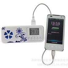 批发nizhitt-601青花瓷迷你小音箱usb创意无线fm音箱音响批发