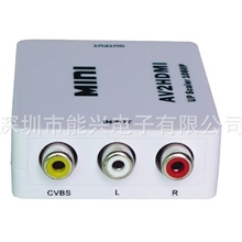 MiniAV转HDMI转换器RCA转HDMI复合音视频（CVBS)转HDMI