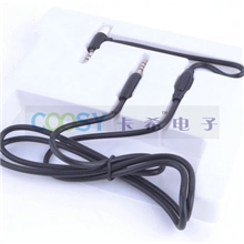 厂家供应iphone车载音频线苹果数据线6芯iphone4数据线