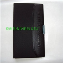 供应长款PU黑色名片册中欧式名片本名片薄商务名片包