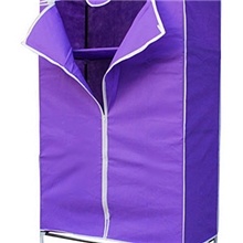 千加衣90cm宽横杆加固衣柜韩版T型布衣橱简易折叠衣柜宜家收纳架