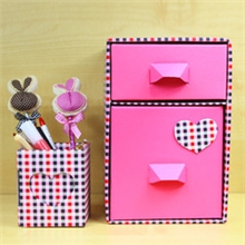 韩版抽屉纸质收纳盒桌面收纳盒整理收纳盒DIY桌面收纳盒