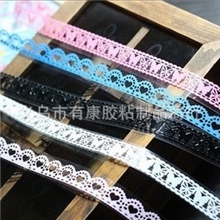 韩国文具DIY镂空蕾丝胶带PVC蕾丝装饰贴带文具胶带小号