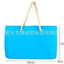 潮流果冻包手提沙滩包荧光色潮女大包包东莞厂家加工定制