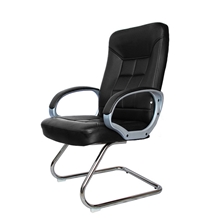 美迪丝G2012K黑色椅子电脑椅职员椅弓字椅办公椅承重会议椅