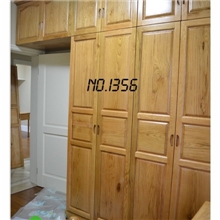 专业定做1356实木衣帽间定做原木衣柜红橡实木家具