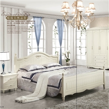 新品特价批发婚庆韩式家具床流行田园卧室小户型实木公主床双人床
