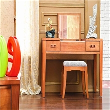 佛山家具批发进口榉木实木家具套房板木家具卧室多功能两用妆台