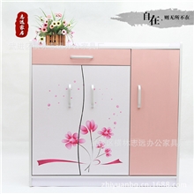 厂家批发板式鞋柜钢琴面烤漆鞋柜彩绘印花鞋柜家用鞋柜