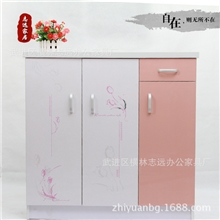 厂家批发鞋柜钢琴面烤漆鞋柜板式简约三门鞋柜
