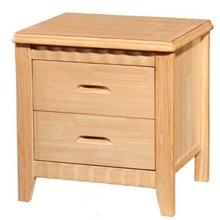 厂家供应橡木床头柜现代简约卧室家具全实木床头柜