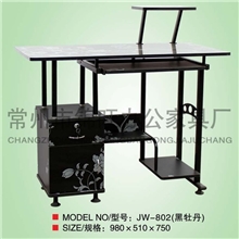 厂家多年生产供应JW-802（黑牡丹）电脑桌办公台价格适中