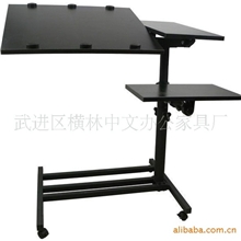 博易笔记本电脑桌床上多功能懒人360&deg;旋转倾斜床边桌BY-107-2