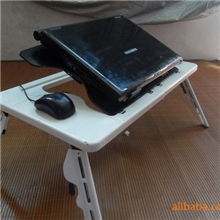 批发供应E-Tebao带风扇折叠笔记本电脑桌LD09因特宝专利正品