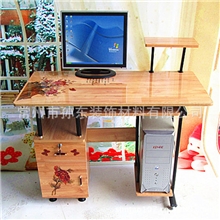 厂家批发彩绘电脑桌仿实木印花