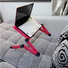 加长款铝合金带散热笔记本电脑桌床上折叠桌懒人桌F系列